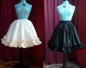 Short Ruffled Petticoat Skirt Made-To-Order