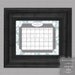 Custom Damask Calendar - 16x20 JPEG Digital/Printable File - You Choose Your Color - You Print