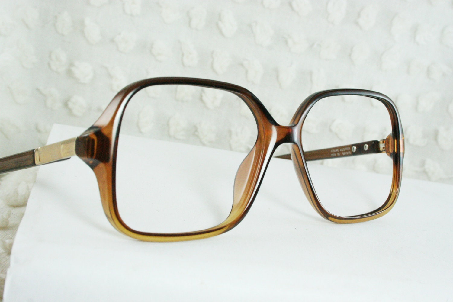 80s Glasses 1980s Oversize Eyeglasses Auburn By Diaeyewear 