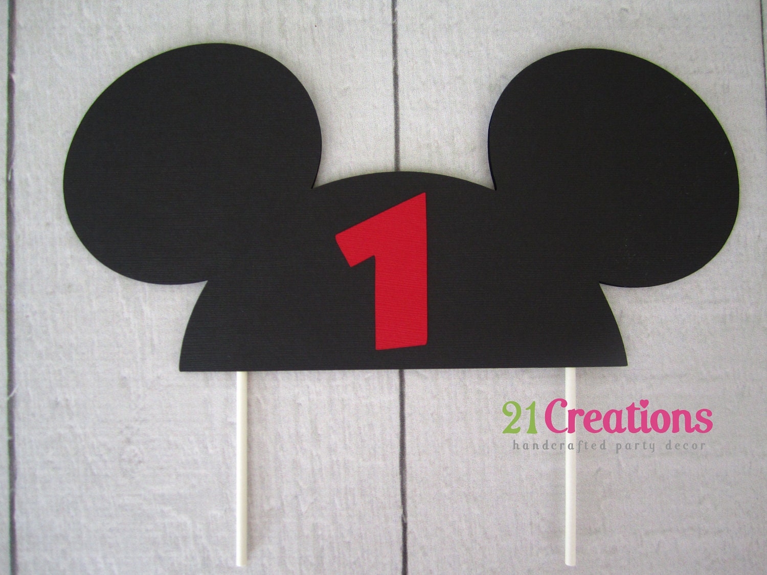 Mickey Mouse Cake Topper with age Il_170x135