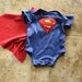 Baby Superman Bodysuit with Built-in Cape