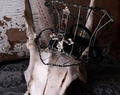 CLEARANCE Wire Wrapped Crucifix Top Hat