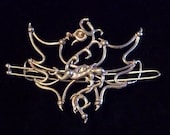 Bronze Dragon Barrette