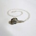 Womans - Apache Tears with Claw Necklace.