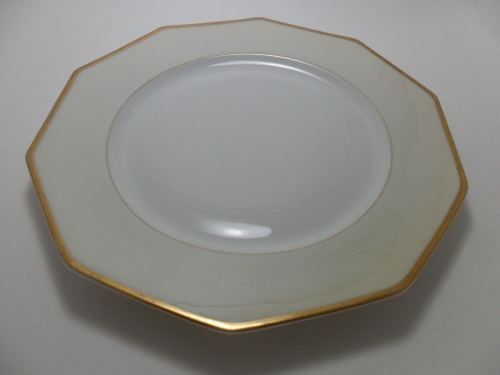 Vintage Heinrich SET OF 5 Colonial Dinner Plates Selb Bavaria 1960s Mid Century