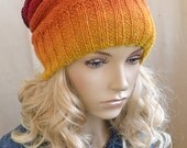 knitted multicolor kauni lace beani cap/hat