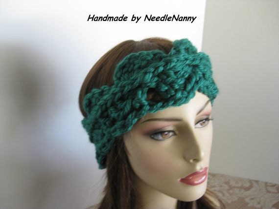 Crochet Headband Womens Accessories..Neck warmer....Stocking Stuffers..Handmade Headband Teen Headband