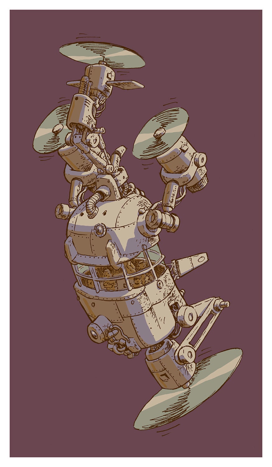 Whirlygig  Print: The Helihyla