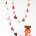 Paper Garland - Hearts - Autumn Love
