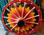 Antique Circus Wagon Wheel