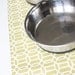 Pet Placemat for your dogs bowls - Kiwi Hexagons - Large Size - FREE US SHIPPING