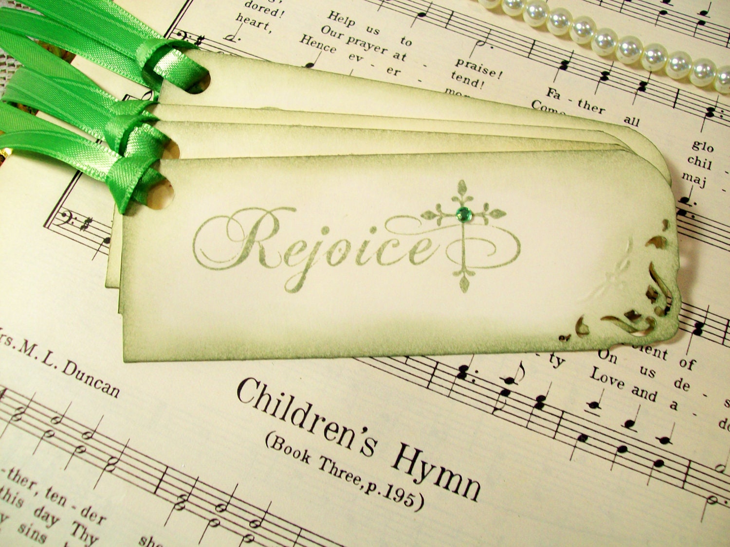 Gift Tags Religious Tags Rejoice & Christian Cross Hang Tags Set of 6