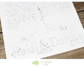 Custom Thumbprint Tree Guestbook (Large)