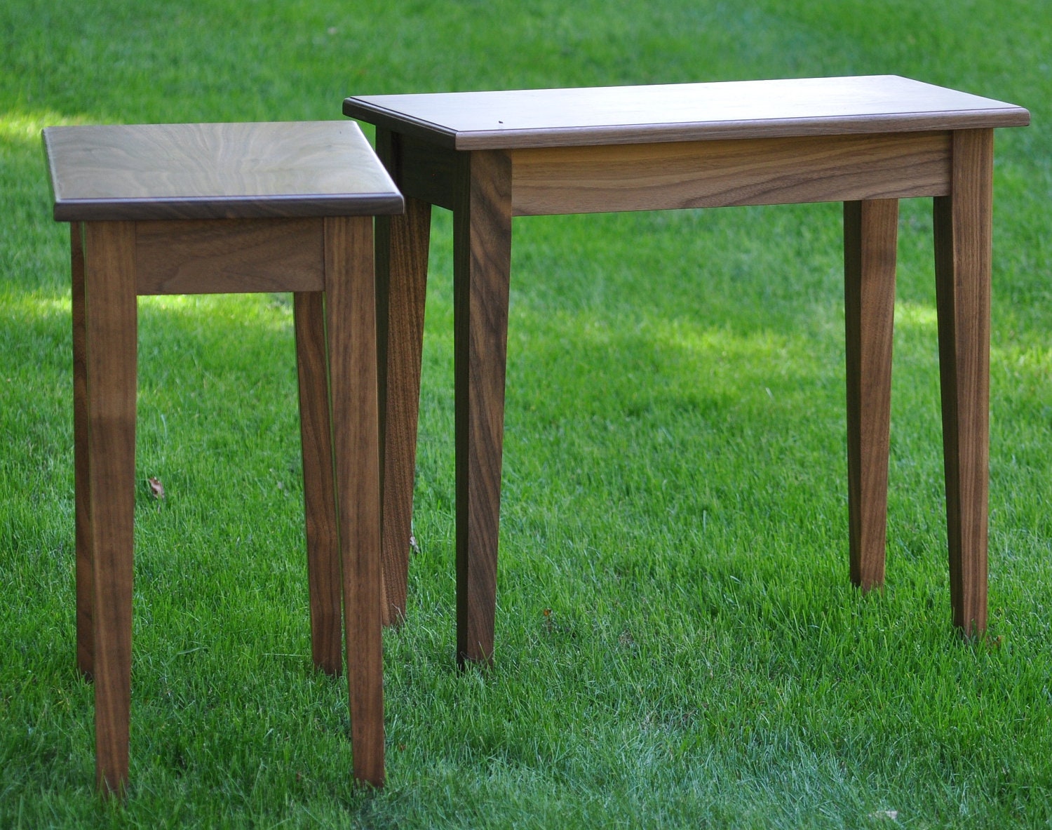 Walnut End Table