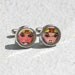 Wonder Woman Cuff Links Wonderwoman cufflinks recycled comic book superhero comics upcycled dc super hero