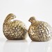 Pair of Brass Quails