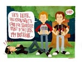 Step Brothers 8x10 Giclee