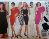 Womens Sewing Pattern Formal Dresses Cocktail or Evening Length Butterick 5849 Bust 34-38" UNCUT
