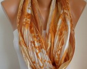 Infinity Scarf Shawl Circle Scarf Loop Scarf  Gift -fatwoman