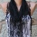 Black - Shawl Scarf - Cowl