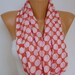 Polka dots - Infinity Scarf Shawl Circle Scarf Loop Scarf  Gift -fatwoman