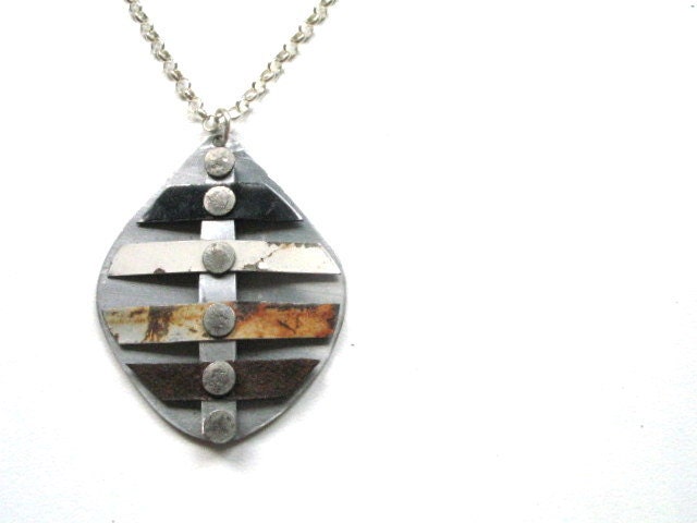 abstract modern necklace / MINIMALIST LADDER