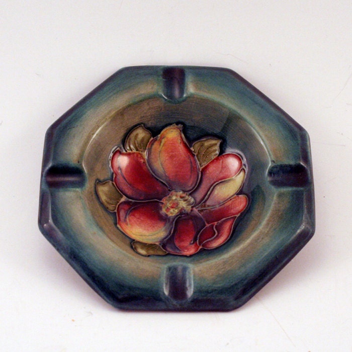 Vintage Moorcroft Ashtray Made in England by ChompMonster on Etsy
