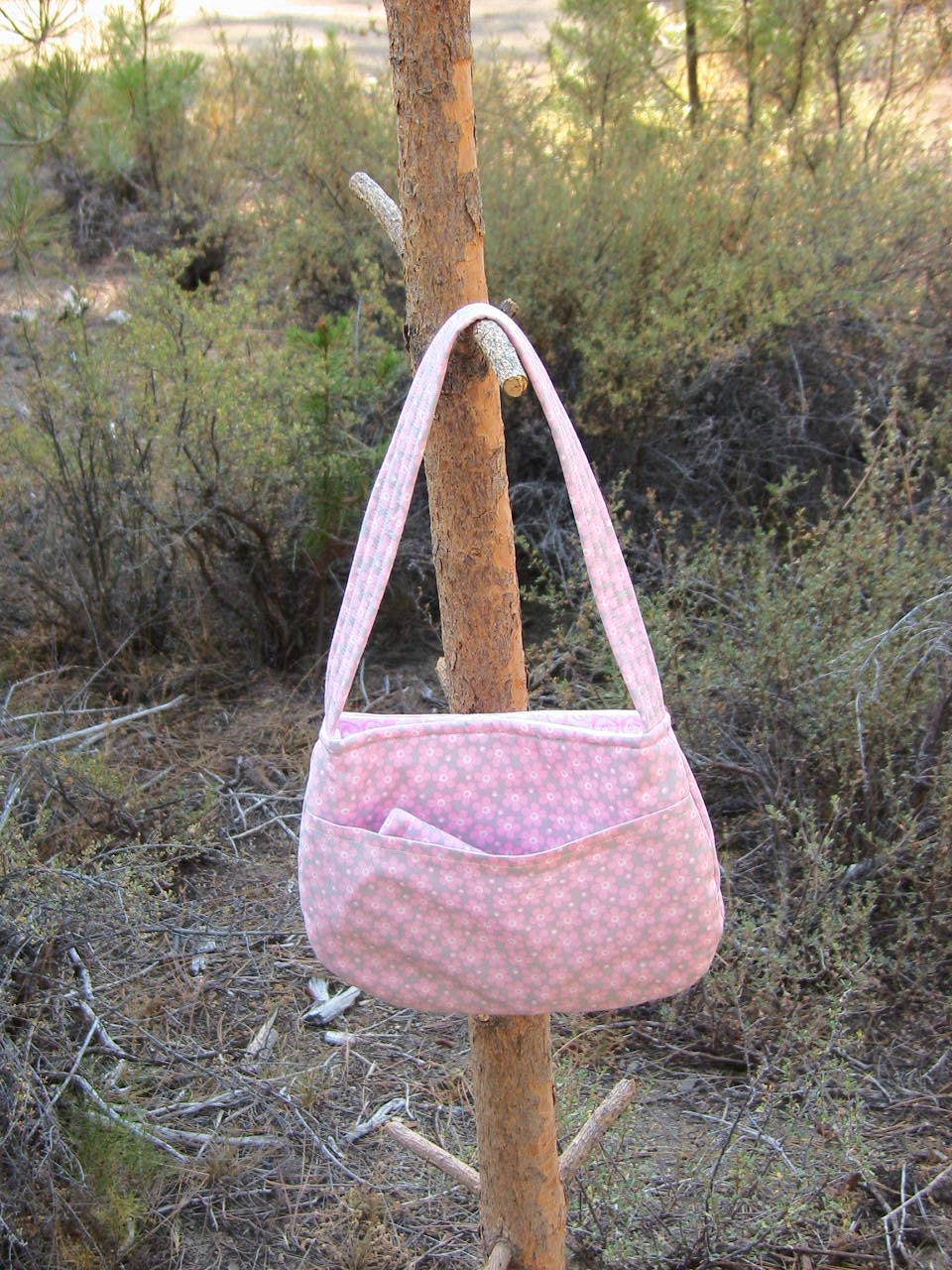 Little Miss Tote in Pink with matching wallet