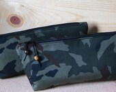 Camo Large Over Nite - Storage - Zippered clutch for Him or Her