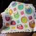 CROCHET PATTERN - Owl Obsession - a CoLorFuL owl blanket - Instant PDF Download