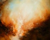 Large Canvas Abstract Landscape Oil Painting "Deliverance" Limited Edition Print