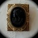 Vintage Coro Cameo Brooch