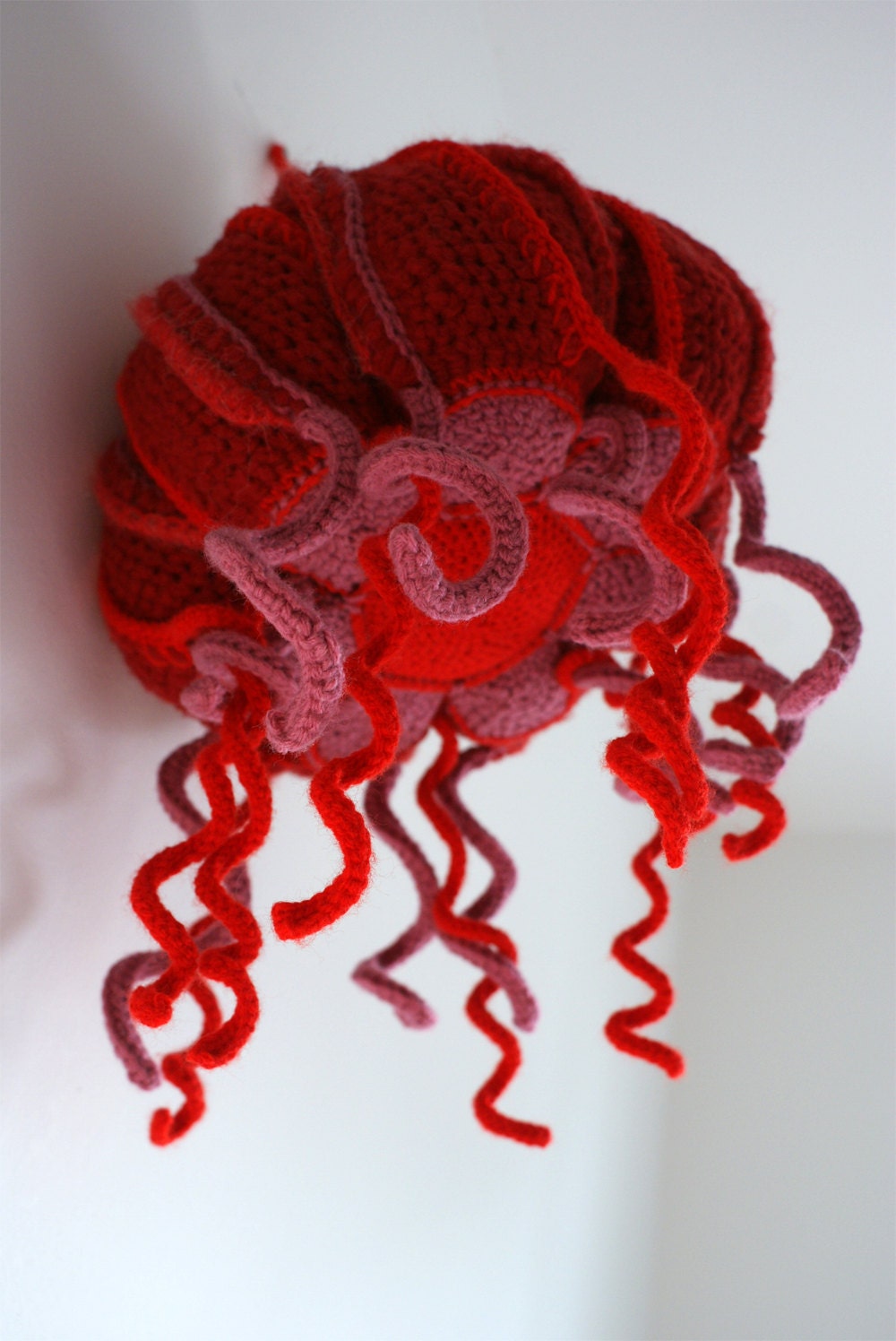 A hybrid pumkin jellyfish toy