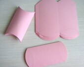 10 Pink Pillow Boxes - 4 x 3 x 1.25 inches