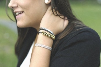 LUXLA Gold Unisex Hex Bracelet