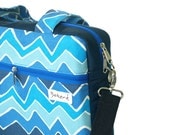 13.3 inch Laptop Bag, Messanger Bag Ultrabook,  Ultrabook WATERPROOF Bag, Toshiba Laptop Bag, Cross Body Bag, Chevron Chromebook Bag
