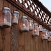 DIY Hanging Mason Jar Luminary Lantern Lids - Set of 10