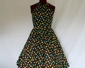 Root Beer Float Custom Made Swing Dress