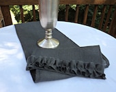 Gray Burlap Table Runner 14" x 72" or Choose Your Color