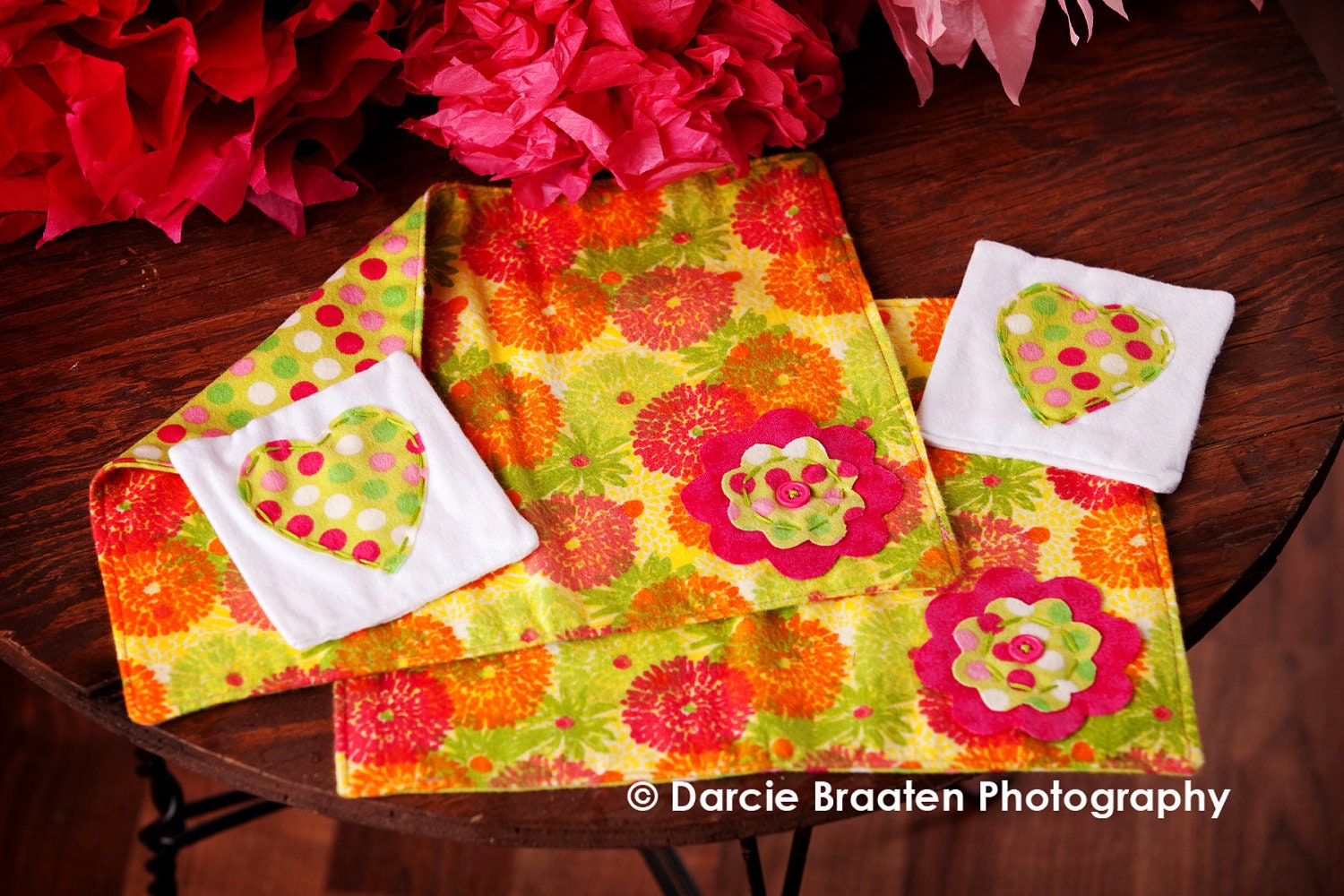 Raspberry Truffle Placemats & Napkins