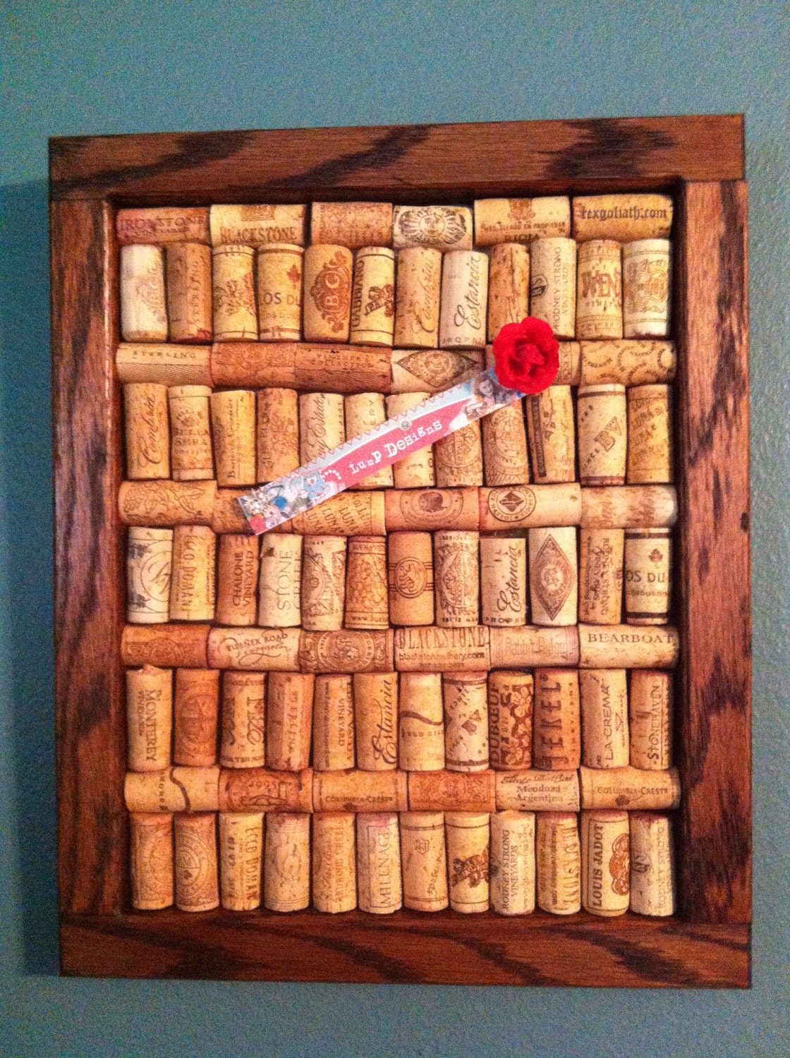 Wine Cork Bulletin Board