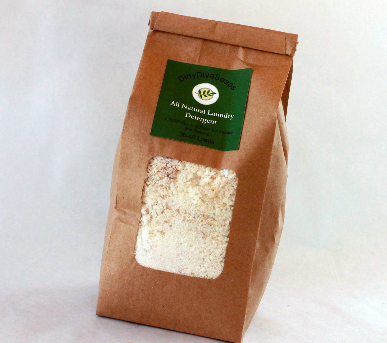 All Natural Eco Friendly Laundry Detergent , Laundry Soap , 1.5 pounds, You Choose Scent