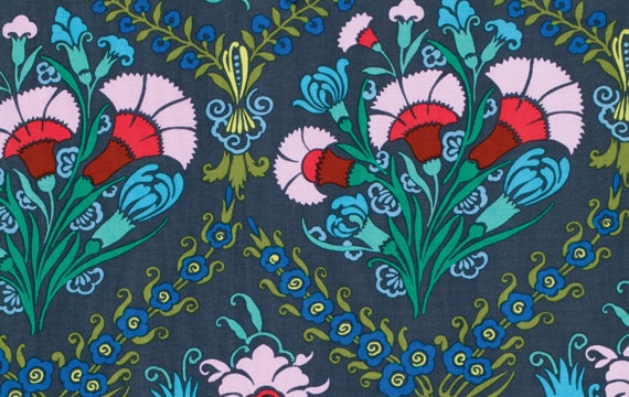 Josephine's bouquet LAMINATED coated vinyl fabric yardage fabric Amy Butler Cameo BPA free wide yardage
