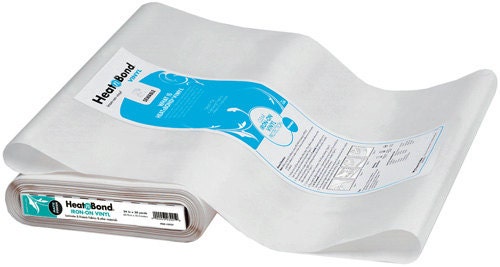 NEW 24" (not 17") iron on vinyl MATTE - heat n bond sewable FLEXIBLE clear matte finish iron-on thermoweb yard yardage