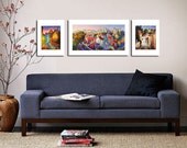 CANVAS Print, SET Of GICLEE Prints, Landscape Scenic Painting ,Fine Art Print From, Original oil Painting, Prague