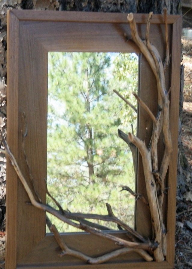 Mirror Wood Walnut and Manzanita Handcarved California