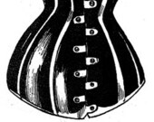 MATURE - Digital Images - 4 Vintage  Art Illustrations -  Fifty Shades of Grey Corsets Christian Anastasia BDSM Kinky Fetish Leather Latex