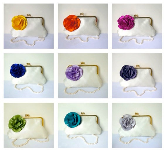 Customize Your Bridesmaid Gift or Clutch Purse- All Colors Available