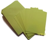 Note Cards with matching envelopes, Pistachio Green, Blank Cards, 25, 4"x5", double sided