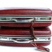 Oxblood Samsonite Silhouette Suitcase x two